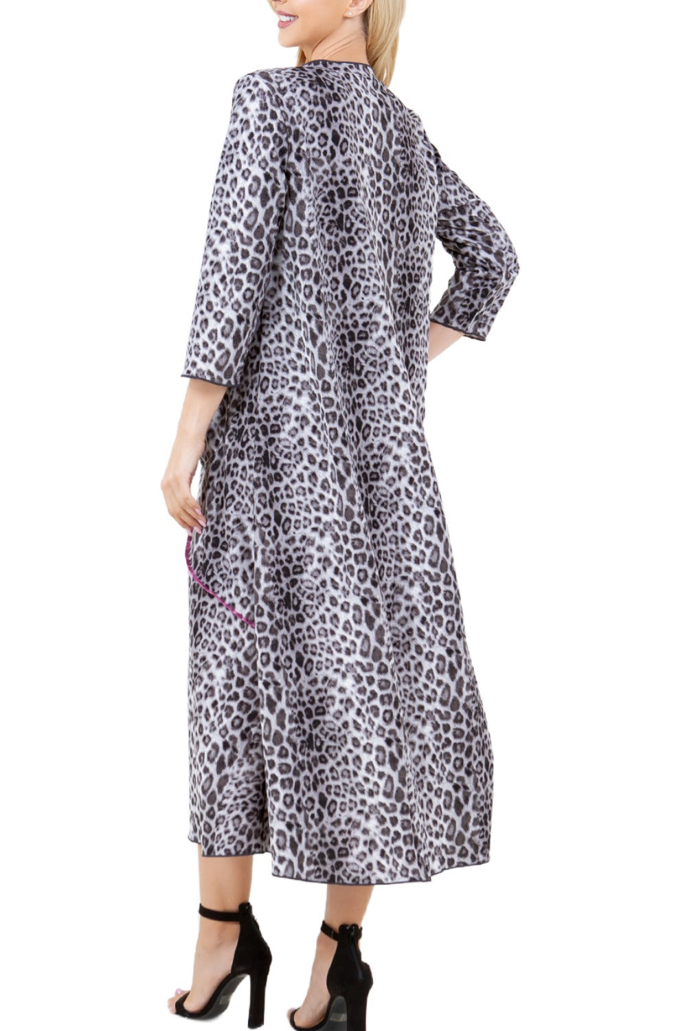 Abby Leopard Print Dress Adalyn Fashions