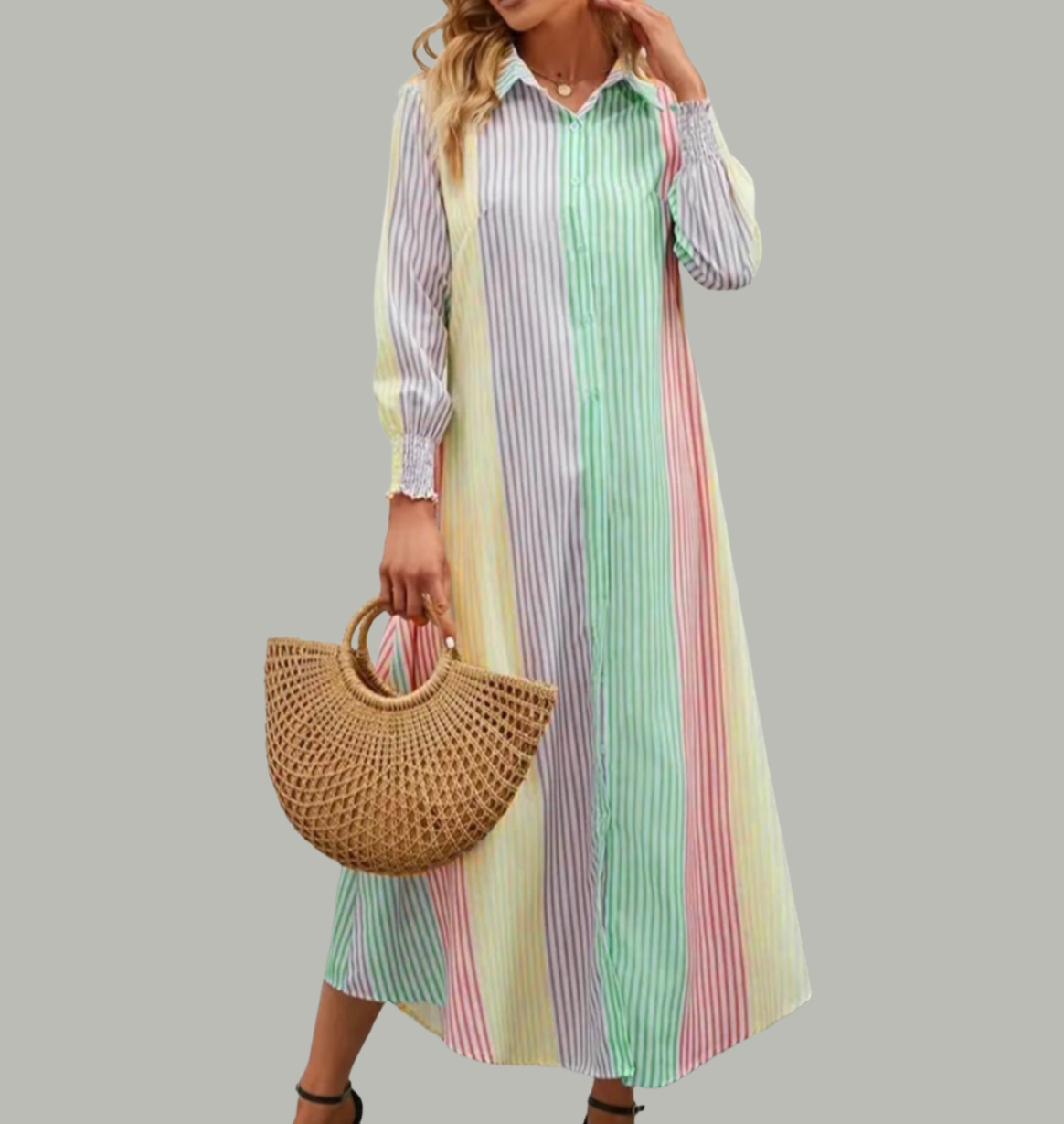 Carmen Button Down Dress Adalyn Fashions