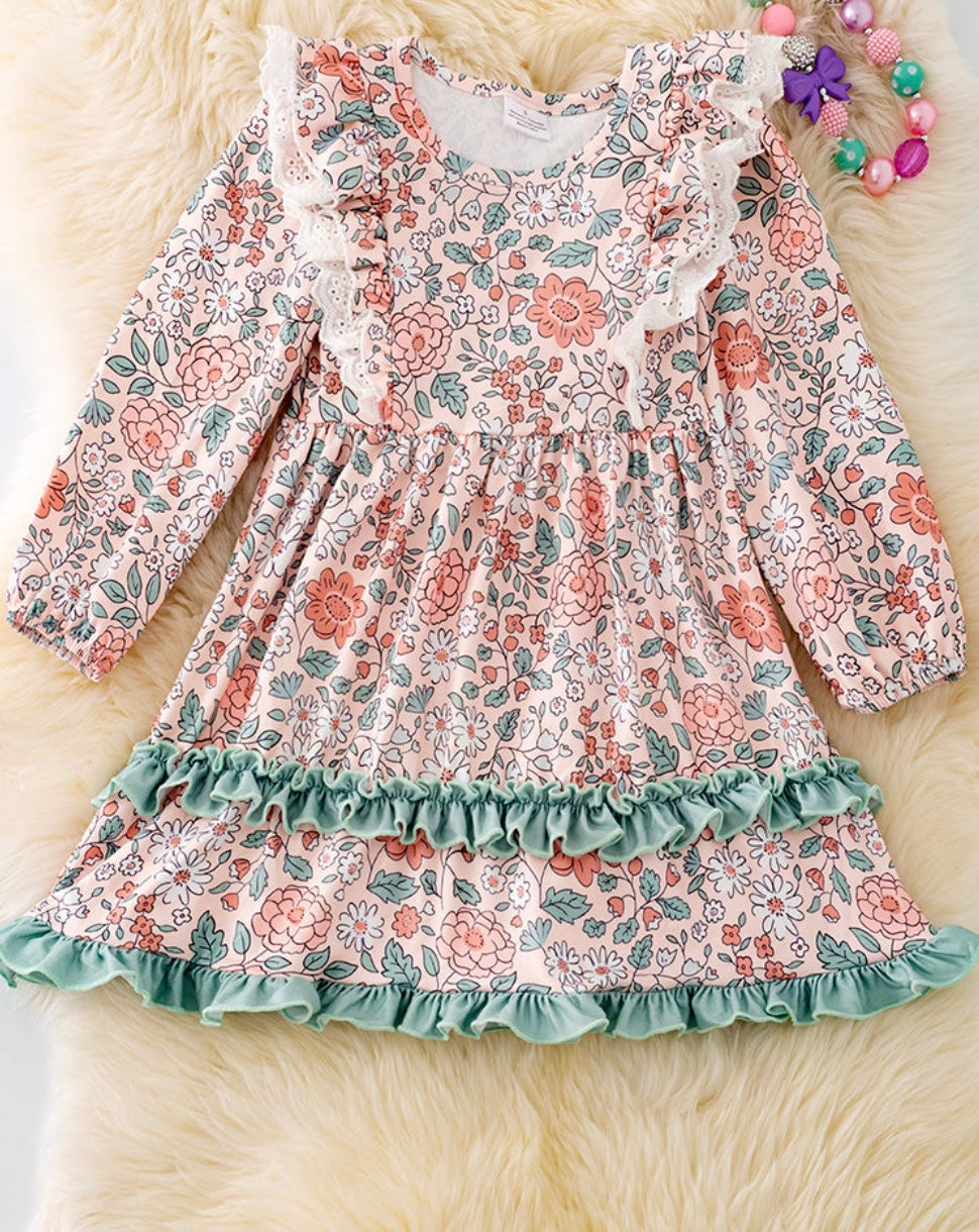 Whitney Floral Dress Adalyn Fashions