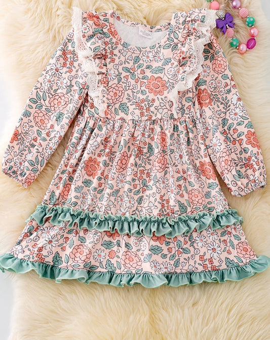 Whitney Floral Dress Adalyn Fashions