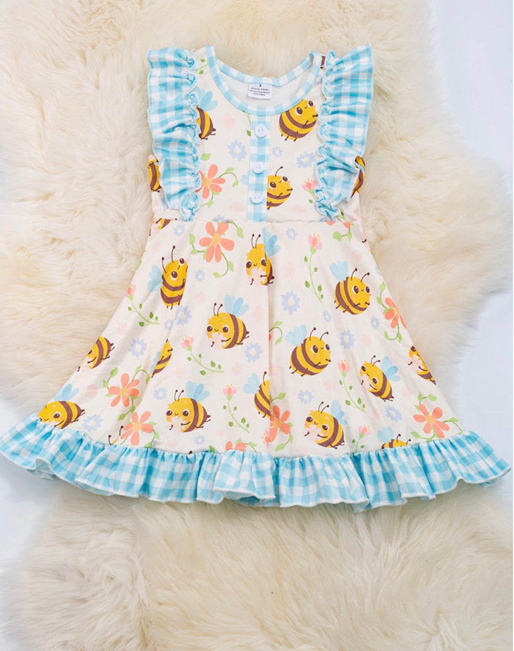 Jules Bumble Bee Jumper Dress Adalyn Fashions