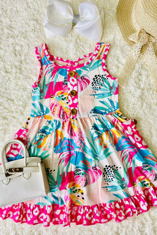 Paradise Jumper Dress Adalyn Fashions