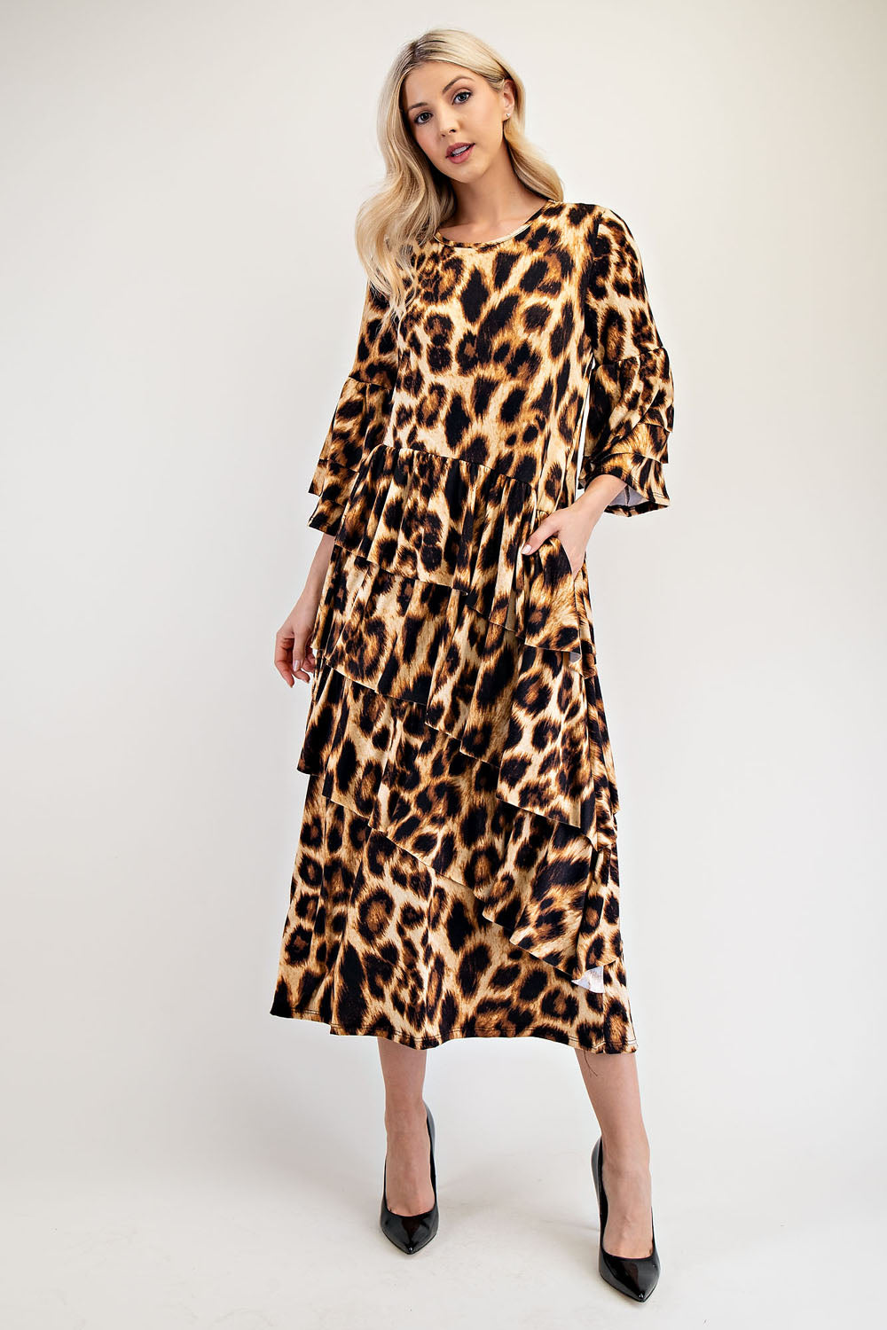 Winny Leopard Dress