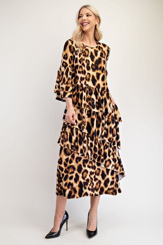 Winny Leopard Dress