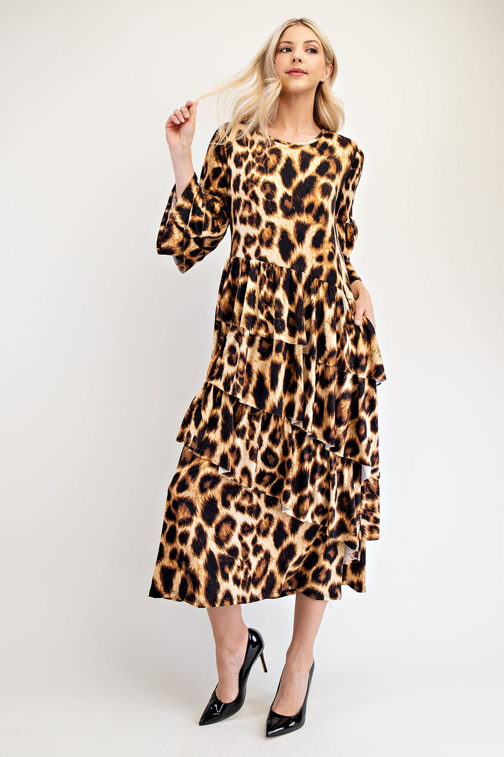 Winny Leopard Dress